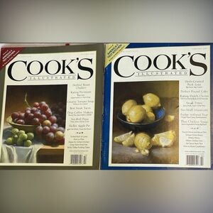 Lot Of 2 COOK'S Illustrated Magazines February 2007 # 84, October 2008 #94